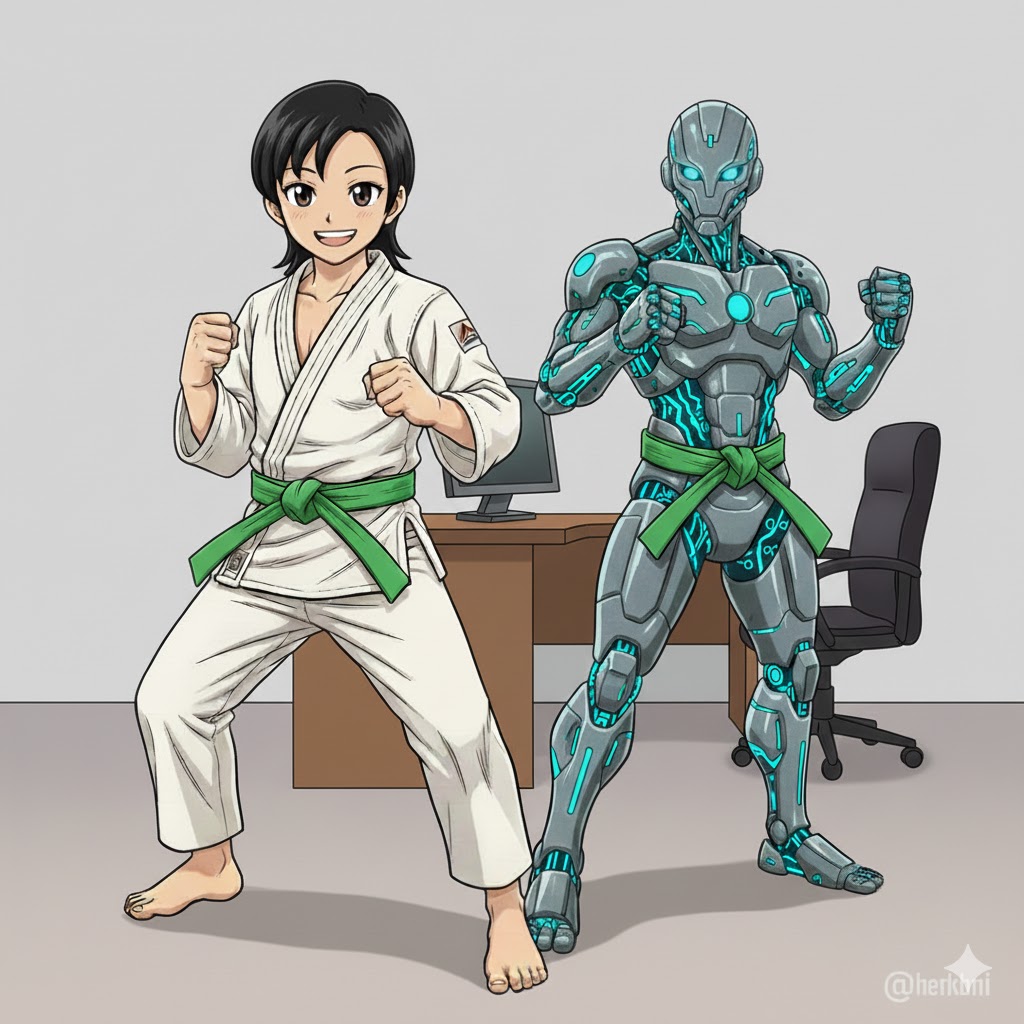 femme ceinture verte